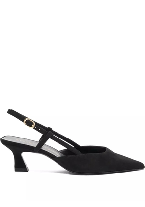 Stuart Weitzman 50mm Vinnie slingback pointed-toe pumps - Black