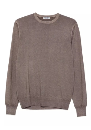 Vengera round-neck wool sweater - Brown