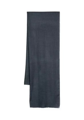 D4.0 fringed scarf - Blue