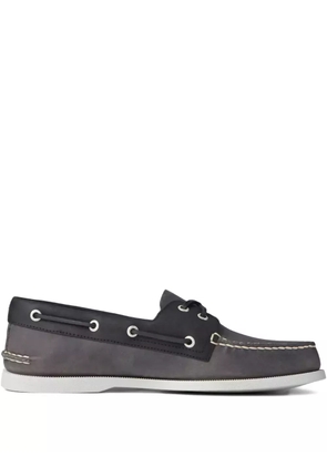 Sperry Top-Sider A/O 2 Eye leather 'Grey/Black' boat shoes