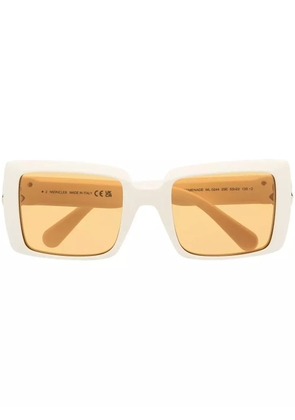 Moncler Eyewear oversized square-frame sunglasses - Neutrals