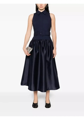 Self-Portrait belted dress - Blue