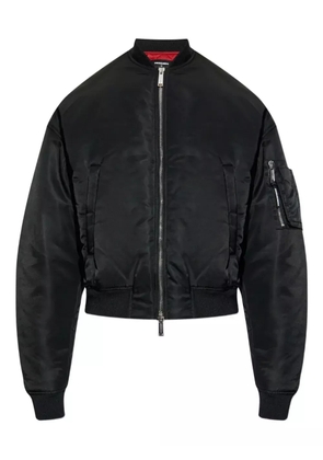 DSQUARED2 zip-fastening bomber jacket - Black