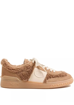 Valentino Garavani Upvillage leather sneakers - Neutrals