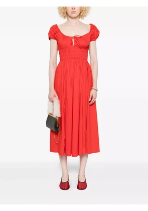 DÔEN Quilla midi dress - Red