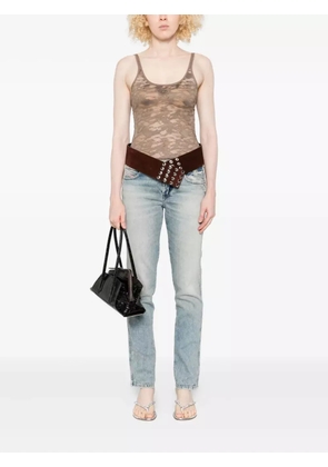 Diesel faded-wash cotton jeans - Blue