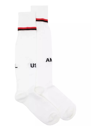 AMBUSH logo soccer socks - Neutrals