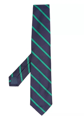 Polo Ralph Lauren diagonal stripe silk tie - Blue