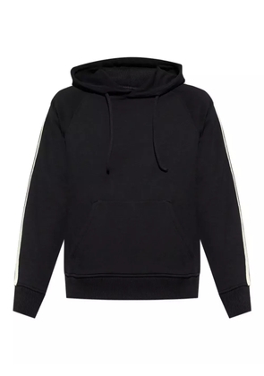 Palm Angels stripe-detail hooded sweatshirt - Black