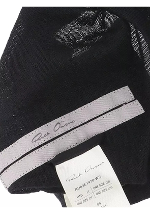 Rick Owens skull cashmere balaclava - Black