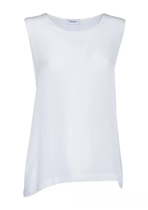 Kangra silk-crepe top - White