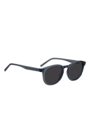 BOSS round-frame sunglasses - Blue