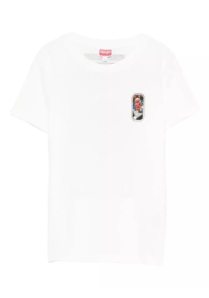 Kenzo graphic-print cotton top - White
