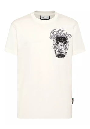 Philipp Plein skull-print T-shirt - White