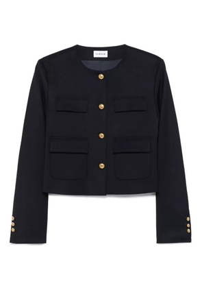 P.A.R.O.S.H. round-neck buttoned jacket - Blue