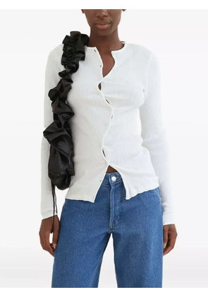 OpéraSPORT Shirley ruffled shoulder bag - Black