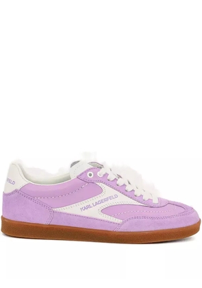 Karl Lagerfeld Kandidate suede leather sneakers - Purple