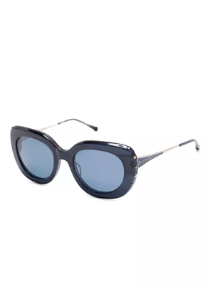 Matsuda stud-embellished oversized-frame sunglasses - Black