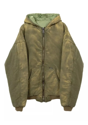 KAMIYA hooded reversible blouson jacket - Green
