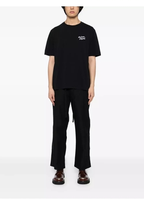 Maison Kitsuné Handwriting Embroidered T-shirt - Black