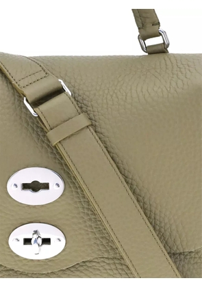 Zanellato small Postina stud-embellished tote bag - Green