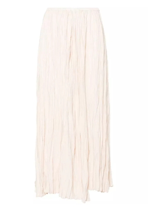 Forte Forte crinkled midi skirt - Neutrals