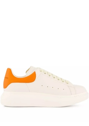 Alexander McQueen Oversized leather sneakers - White