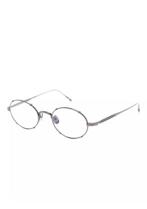 Matsuda oval-frame glasses - Grey