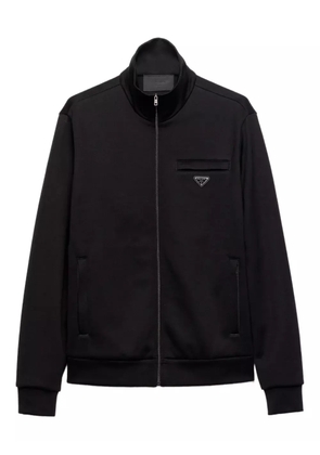 Prada logo zip-closure jacket - Black