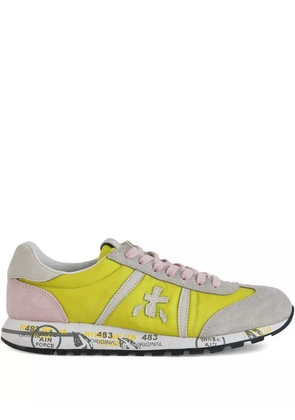 Premiata logo-patch sneakers - Yellow