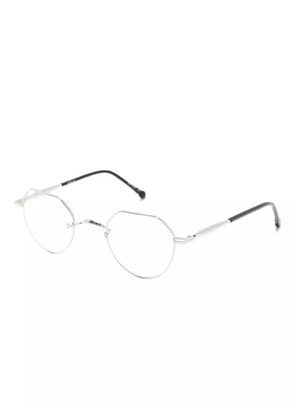 Matsuda M3144 octagonal-frame metal glasses - Silver