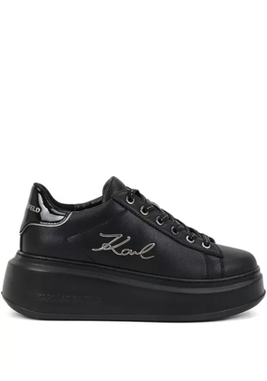 Karl Lagerfeld logo-embellishment sneakers - Black