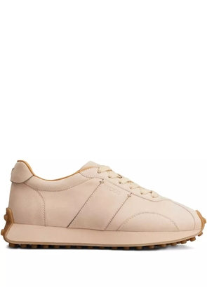 Tod's suede leather lace-up shoes - Pink