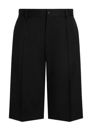 Dolce & Gabbana pleated wide-leg shorts - Black