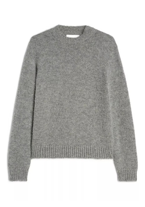 Jil Sander ribbed-cuff alpaca-wool-blend sweater - Grey