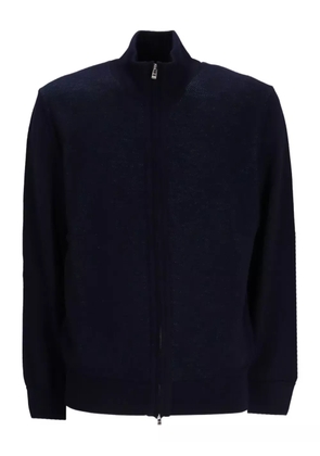 BOSS zip-up cardigan - Blue