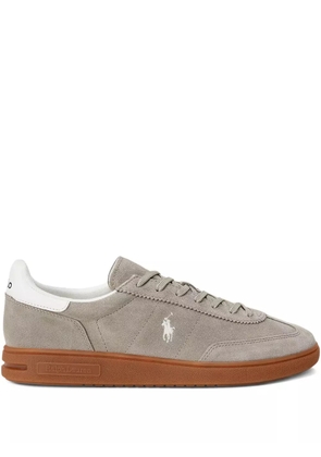 Polo Ralph Lauren embroidered-logo sneakers - Neutrals