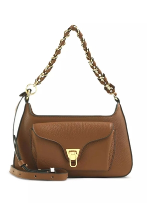Coccinelle chain-strap pocketed shoulder bag - Brown