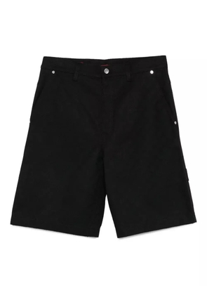 Gucci button-fly cotton shorts - Black