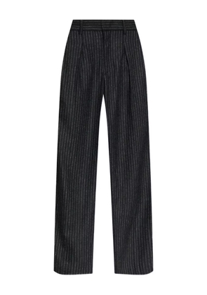 ISABEL MARANT Lisetta pinstripe pleated straight trousers - Grey