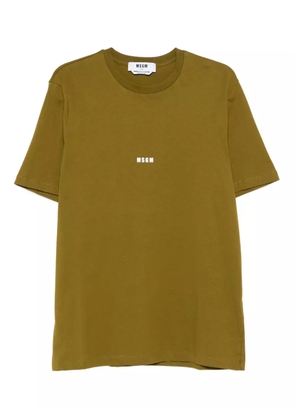 MSGM logo-print T-shirt - Green