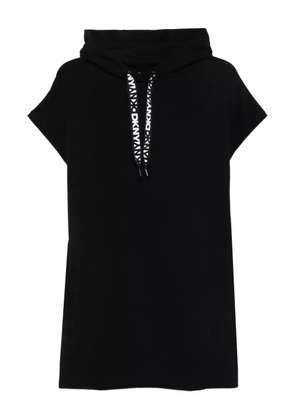 DKNY hooded mini dress - Black