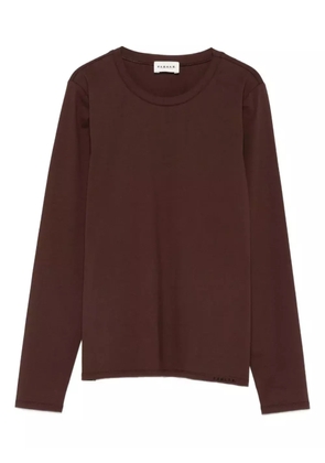 P.A.R.O.S.H. long-sleeve cotton T-shirt - Brown