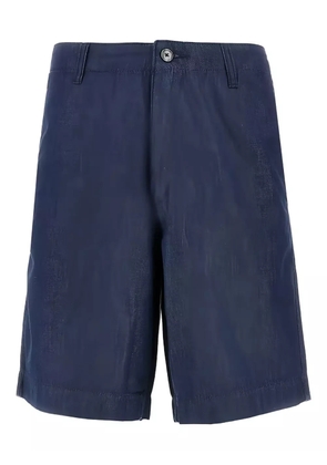 Emporio Armani button-fastening bermuda shorts - Blue