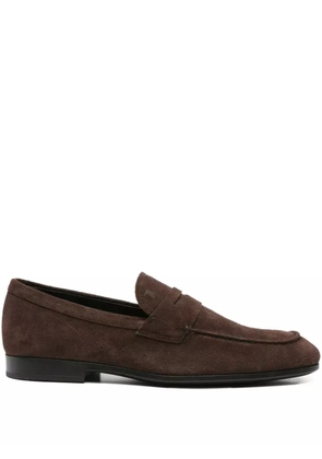 Tod's leather penny loafers - Brown