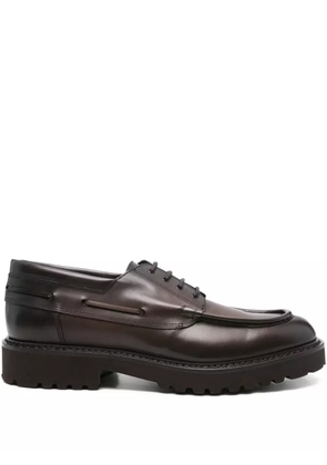 Doucal's leather lace-up shoes - Brown