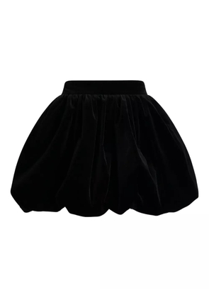 Patou Bubble velvet skirt - Black