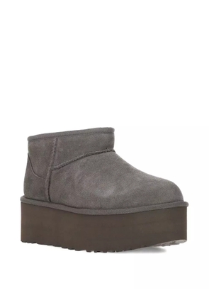 UGG 51mm platform suede boots - Grey