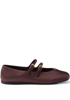 Prada satin ballet flats - Red