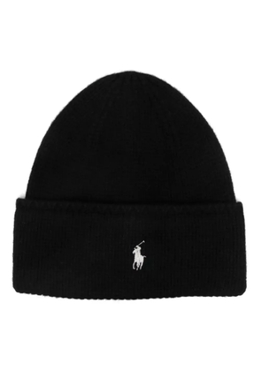 Polo Ralph Lauren Polo Pony-embroidered beanie hat - Black
